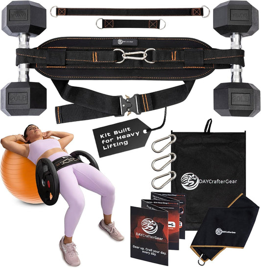 Hip Thrust Belt for Weights & Glute Training