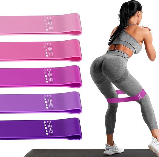 Resistance Loop Bands Set of 5 for Home Fitness