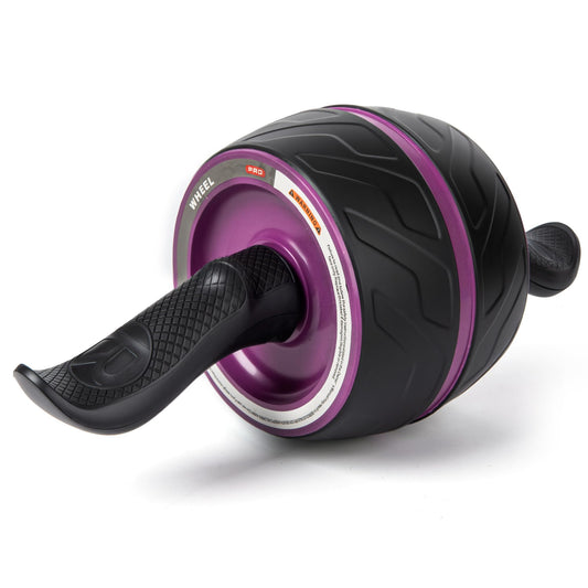Ab Roller Wheel with Knee Pad Mat,Automatic Rebound Abdominal Wheel Abs Workout Equipment,Home Gym Equipment,No Noise Ab Wheel for Men&Women Abdominal