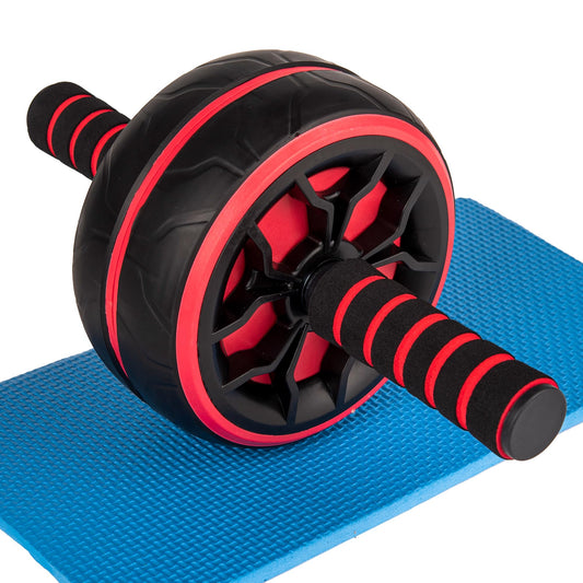 Ab Roller Wheel,Ab Workout Equipment,Home Gym Equipment for Abdominal & Core Strength Training,Wider Ab Machine with Knee Pad Accessories,No Noise Ab Wheel for Men & Women Abdominal