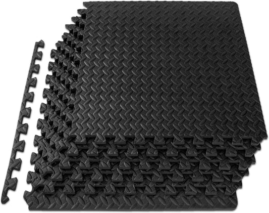 ProsourceFit ½" EVA Interlocking Foam Exercise Mat